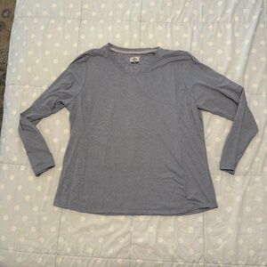 Ridgecut Women's Long Sleeve T Shirt, size XLarge, light blue